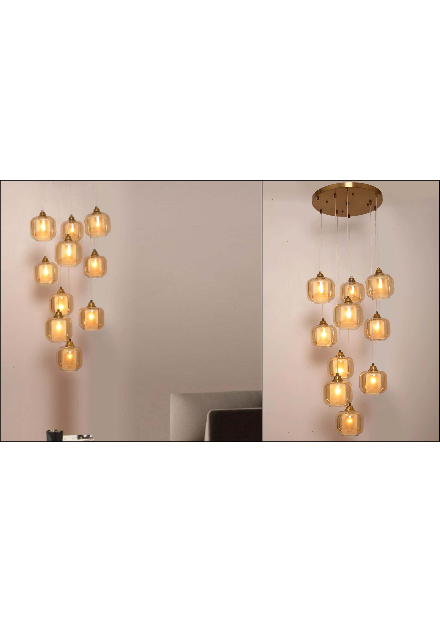 Beyond Lights - Glass Pendant Lamp- GL